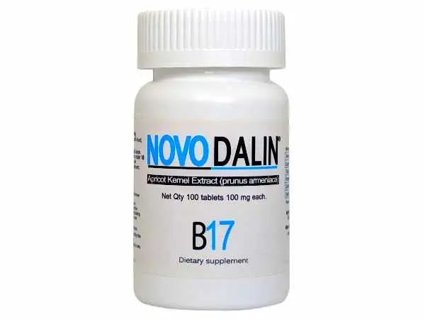 Tabletas Vitamina B17 100mg Novodalin