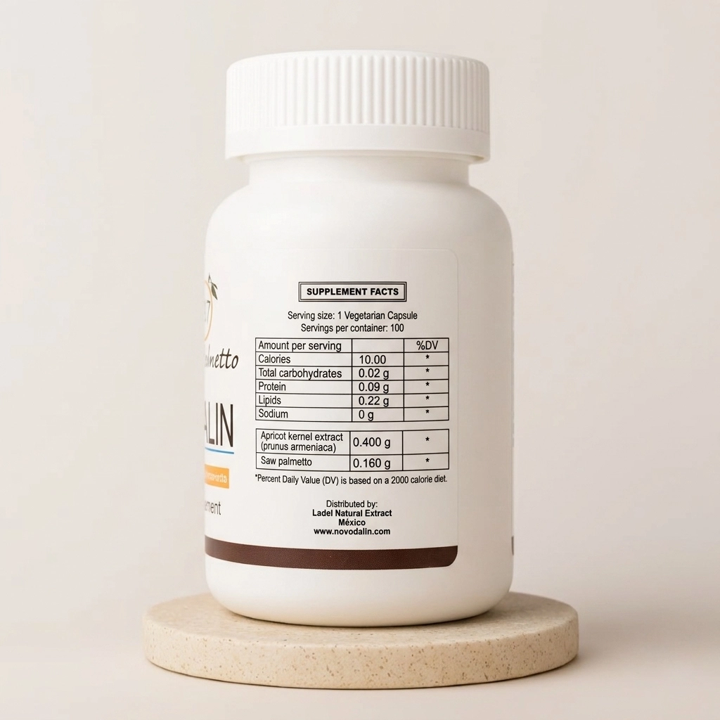 B17 + Saw Palmetto supplement facts panel