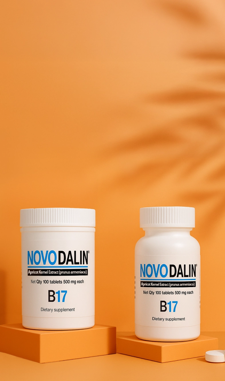 Two bottles of amygdalin tablets
