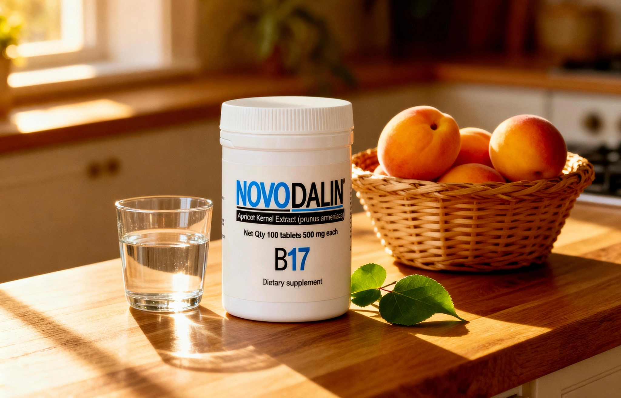 Vitamin B17 500mg and 100mg Amygdalin Tablets — Novodalin