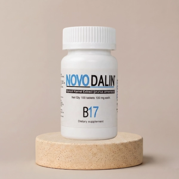 100mg Vitamin B17 tablets bottle with 100ct