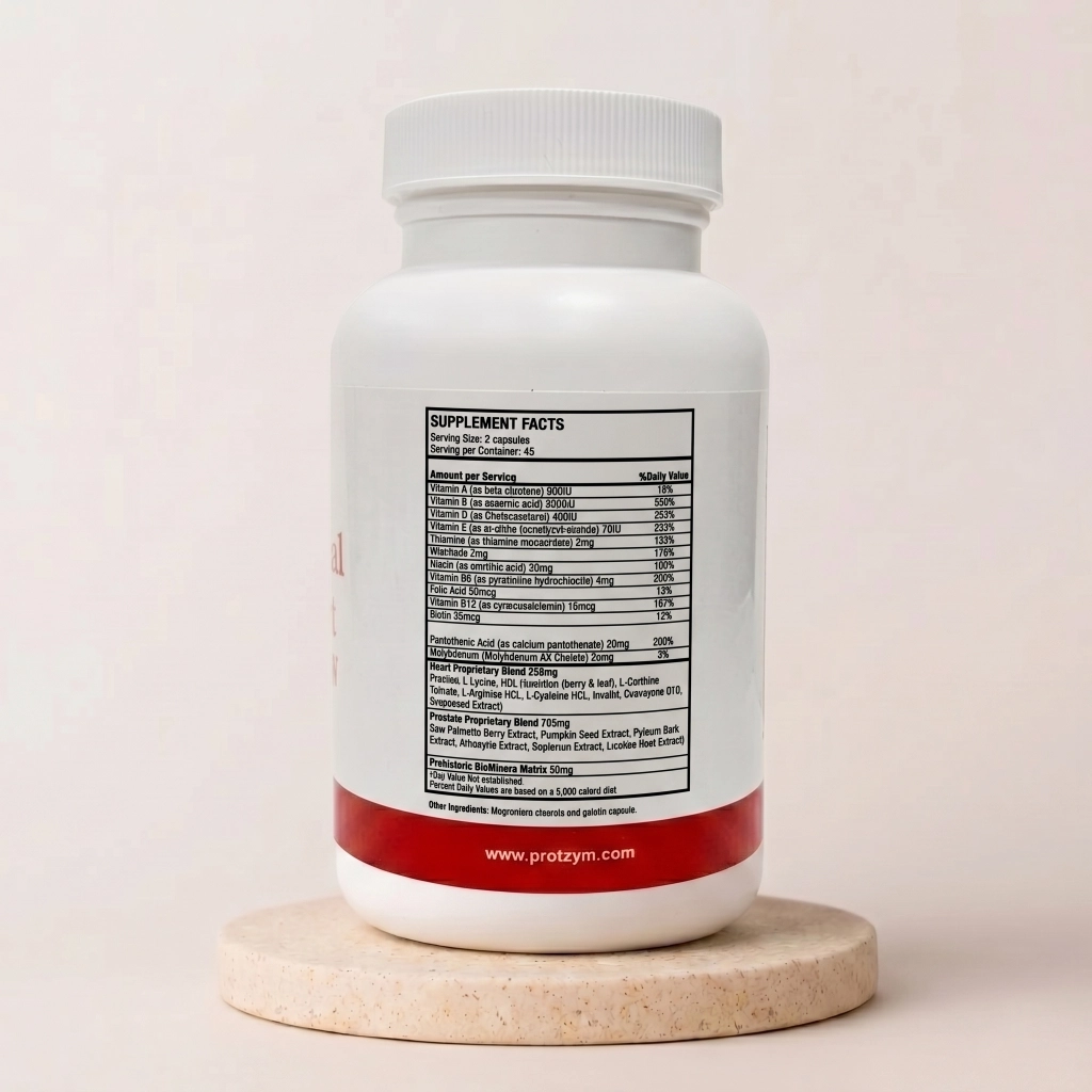 Daily Vital Support supplement facts panel