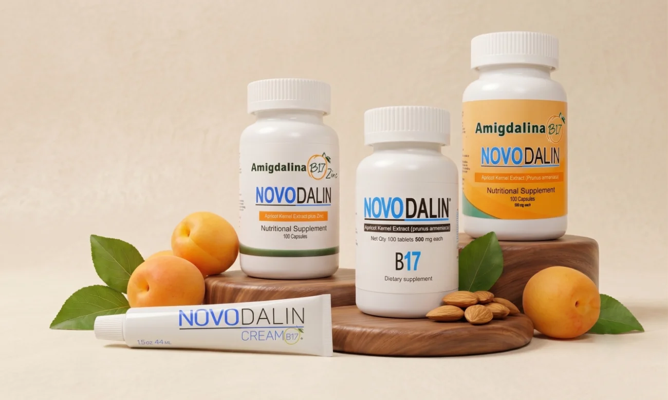 Novodalin vitamin b17 product family