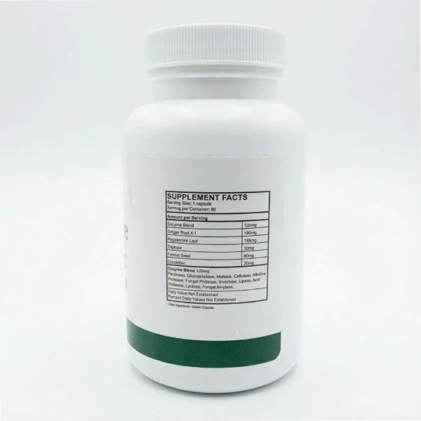 Protzym Digestive Enzymes Supplement Facts