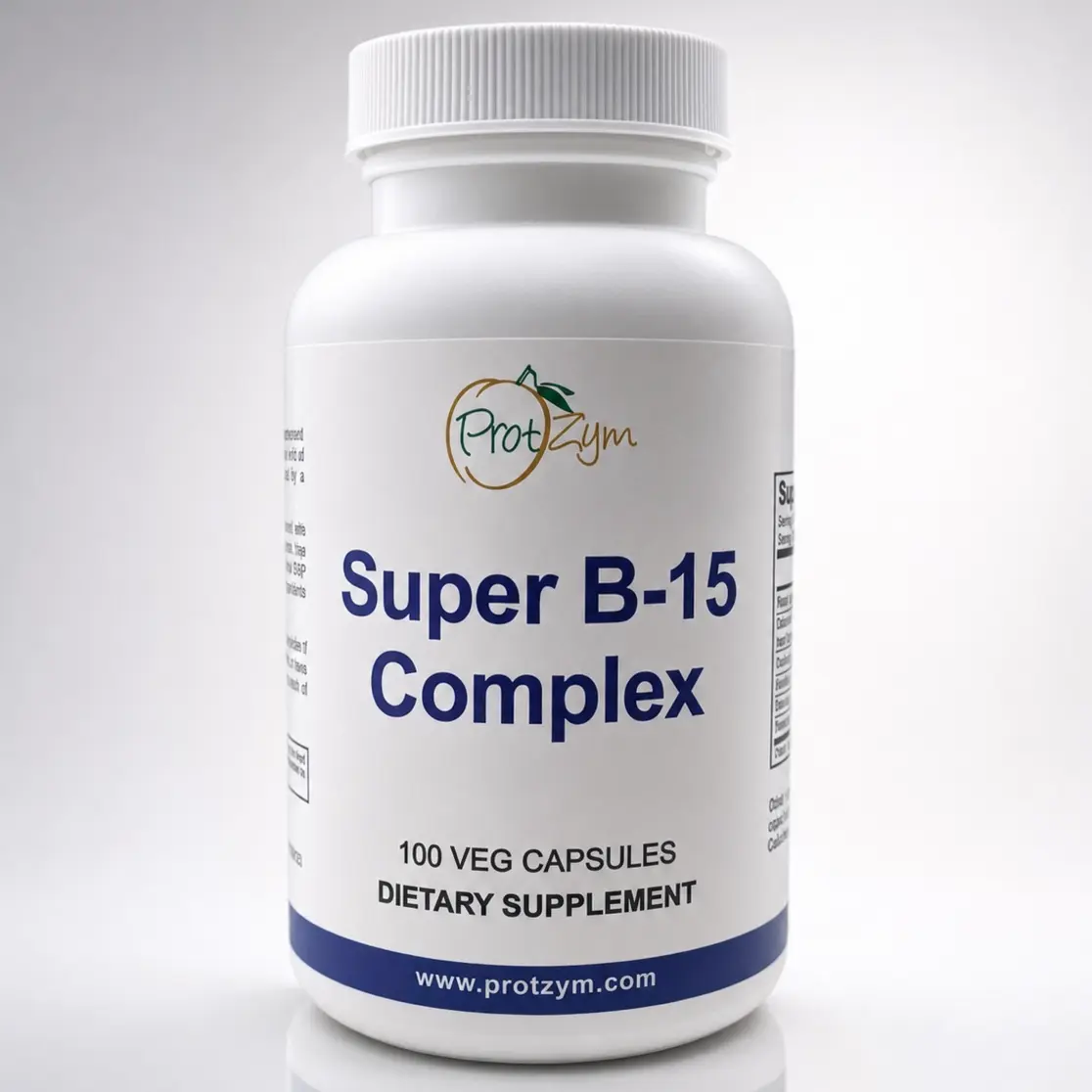 Super B-15 Complex front label — 100 vegetarian capsules