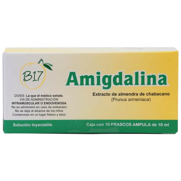 Amygdalin B17 Box of 10 vials